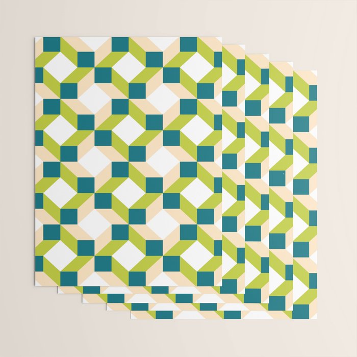 Geometric 02B Wrapping Paper Gallery Image 3