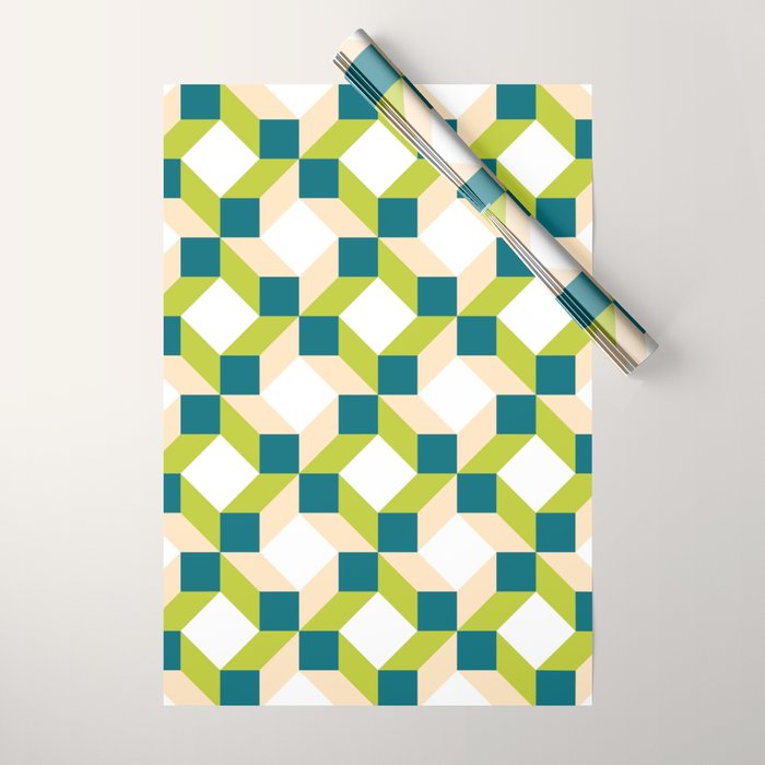 Geometric 02B Wrapping Paper Gallery Image 1