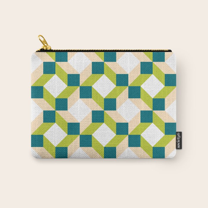 Geometric 02B Carry All Pouch Gallery Image 1