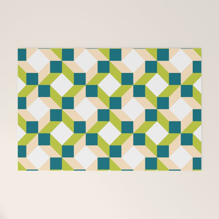 Geometric 02B Welcome Mat Gallery Image 1