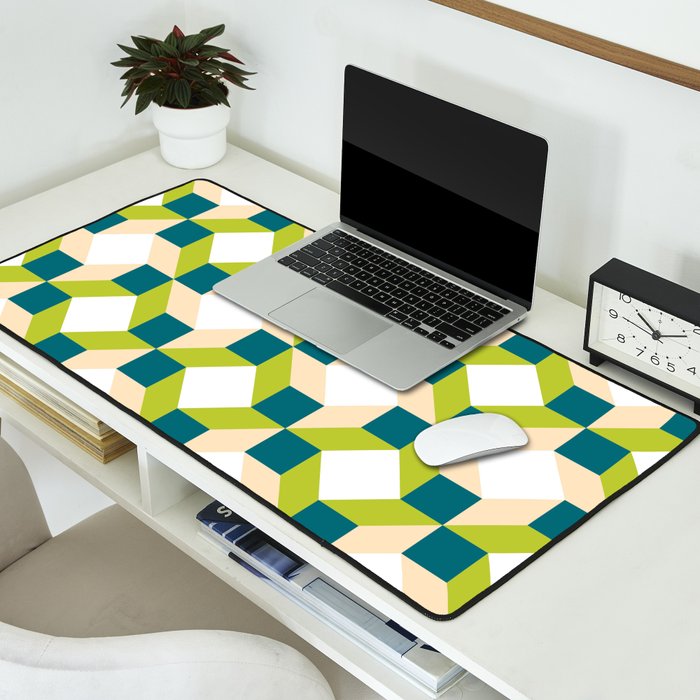 Geometric 02B Desk Mat Gallery Image 2