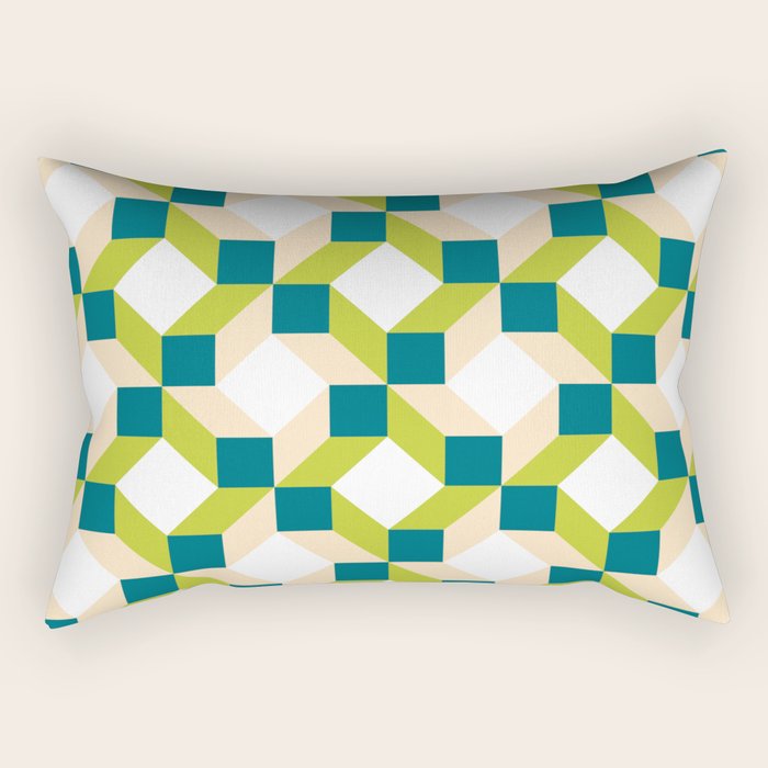 Geometric 02B Rectangular Pillow Gallery Image 2