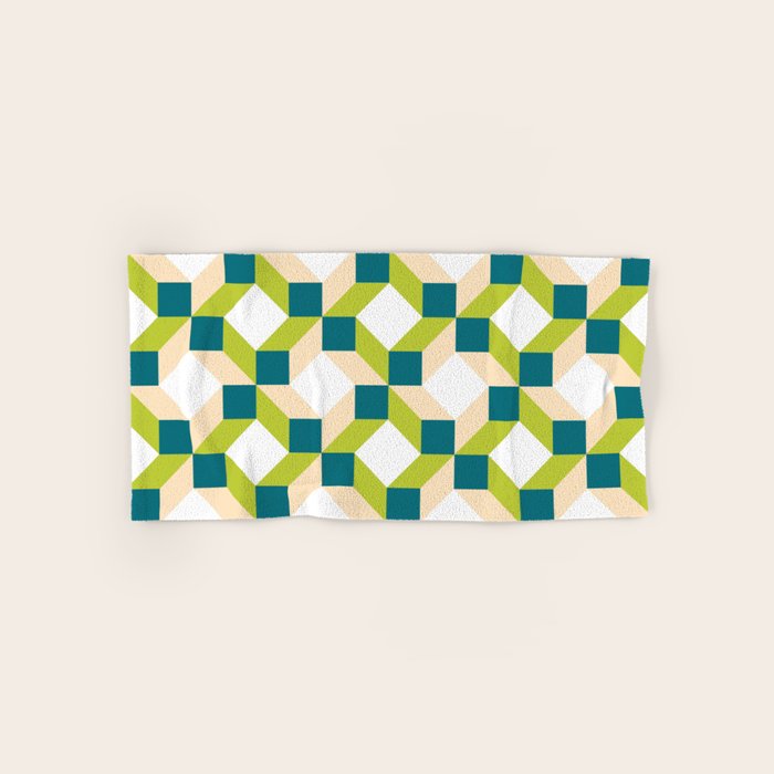 Geometric 02B Bath Towel Gallery Image 1