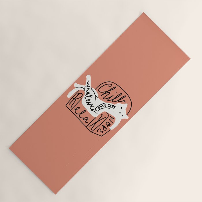 Whatever Cat Yoga Mat Gallery Image 1