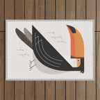 Toucan, Bird of South America Outdoor Rug Gallery Image 1