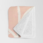 Roses Pattern - Blush Pink Throw Blanket Gallery Image 3