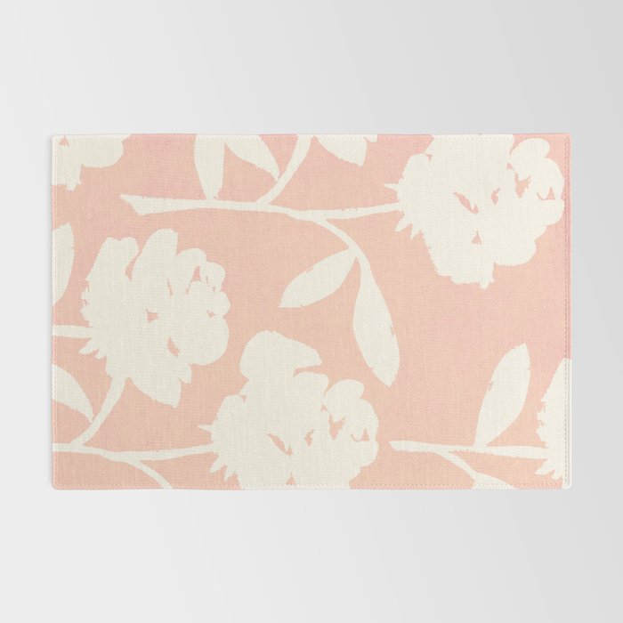 Roses Pattern - Blush Pink Rug Gallery Image 2