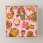 Fall Patch Print Mini Art Print Gallery Image 1
