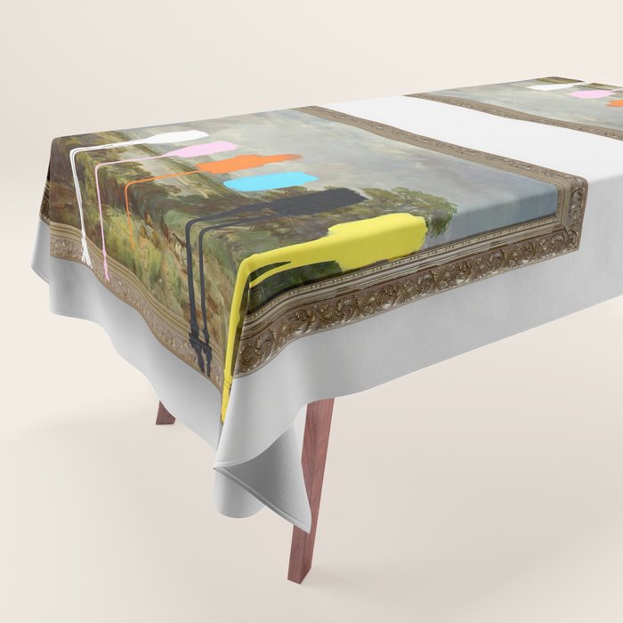 Thrift Store Landscape with a Color Test Tablecloth Gallery Image 1