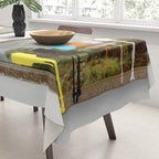 Thrift Store Landscape with a Color Test Tablecloth Gallery Image 3