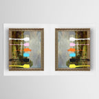Thrift Store Landscape with a Color Test Tablecloth Gallery Image 2
