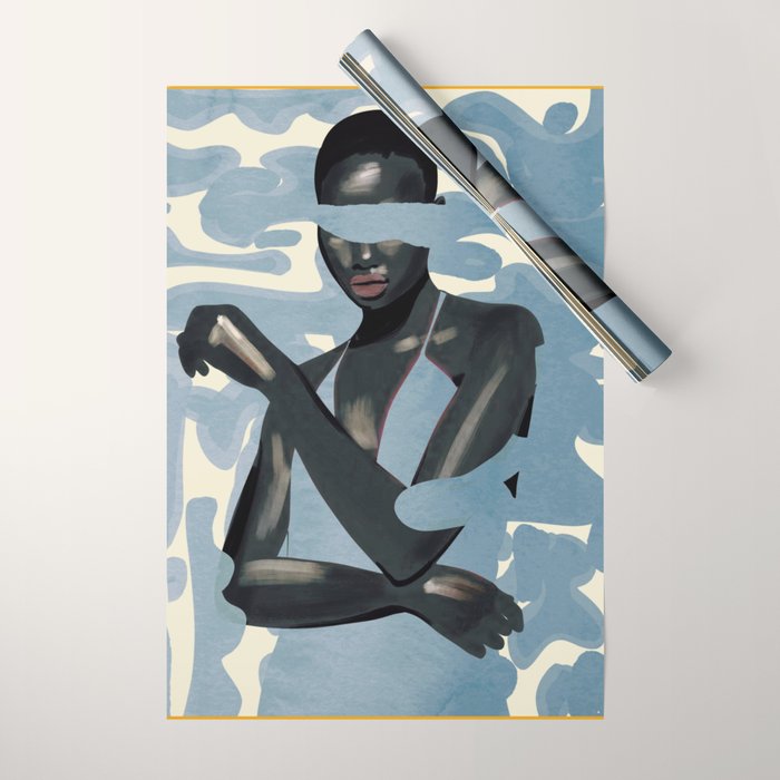 Girl Portrait 26 Wrapping Paper Gallery Image 1