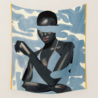 Girl Portrait 26 Wall Tapestry Gallery Image 4