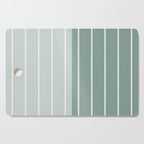 Two Tone Stripes - Sage Cutting Board Gallery Image 1