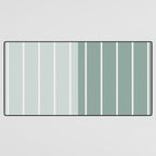 Two Tone Stripes - Sage Desk Mat Gallery Image 3
