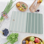 Two Tone Stripes - Sage Cutting Board Gallery Image 2