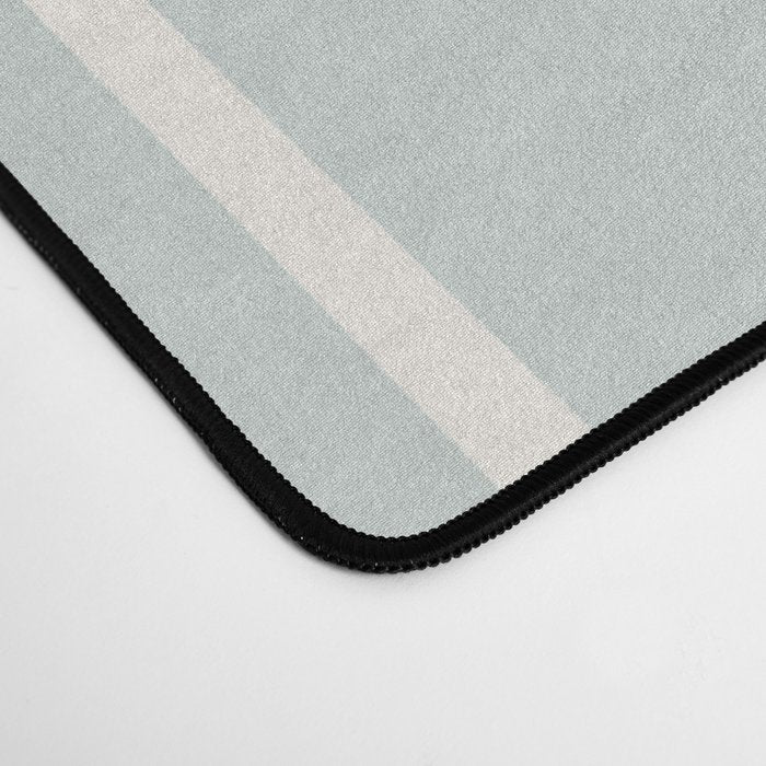 Two Tone Stripes - Sage Desk Mat Gallery Image 4