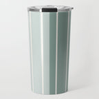 Two Tone Stripes - Sage Travel Mug Gallery Image 1