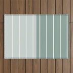 Two Tone Stripes - Sage Outdoor Rug Gallery Image 1