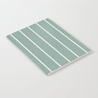 Two Tone Stripes - Sage Notebook Gallery Image 2