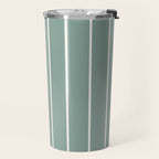 Two Tone Stripes - Sage Travel Mug Gallery Image 2