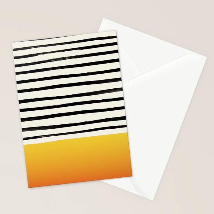 Sunset x Stripes Stationery Card Gallery Image 2