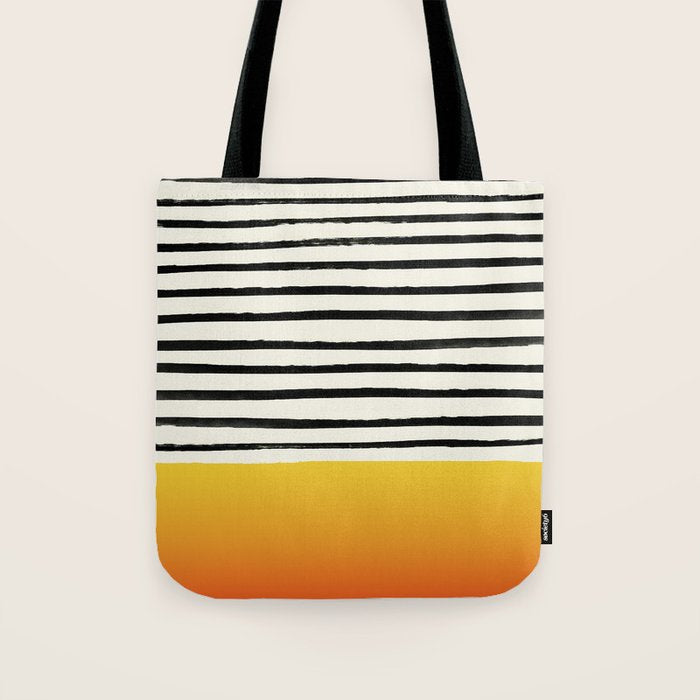 Sunset x Stripes Tote Bag Gallery Image 1