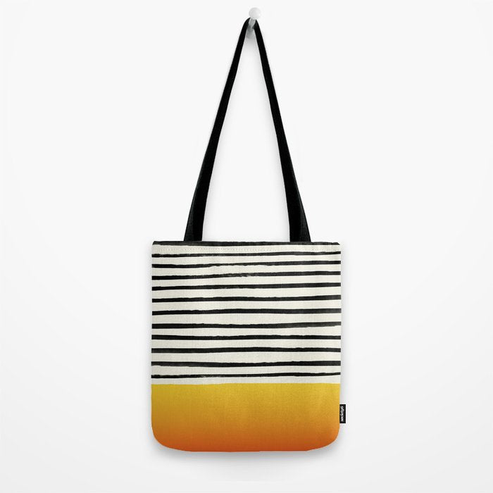 Sunset x Stripes Tote Bag Gallery Image 2