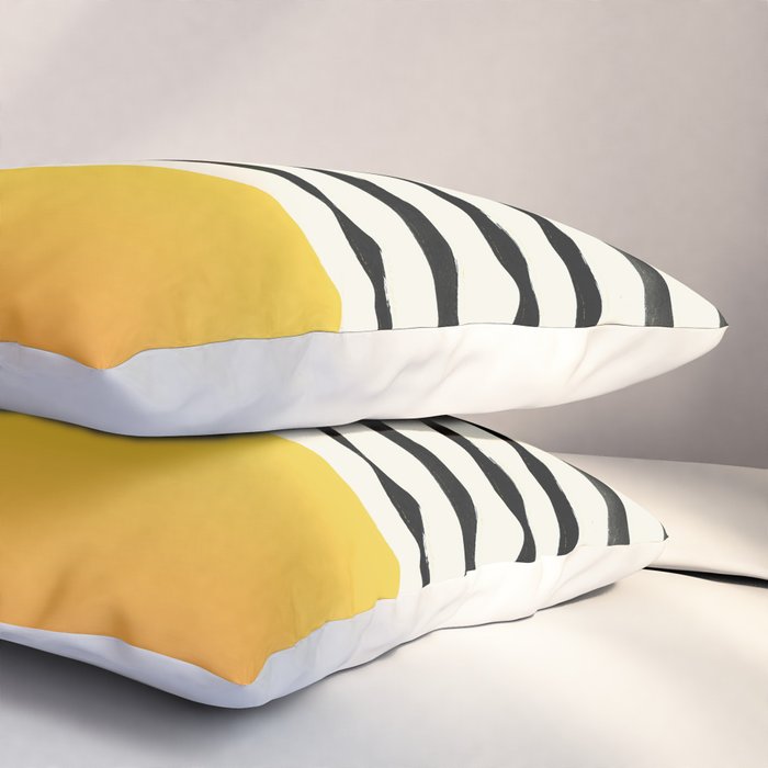 Sunset x Stripes Pillow Sham Gallery Image 3