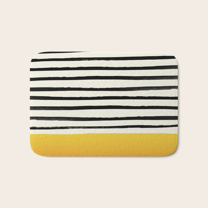 Sunset x Stripes Bath Mat Gallery Image 1