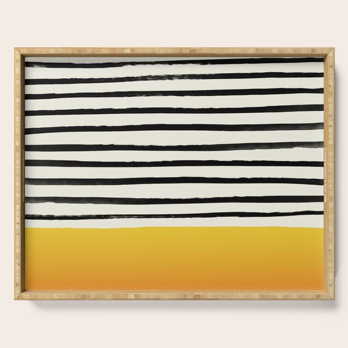 Sunset x Stripes Serving Tray Gallery Image 1