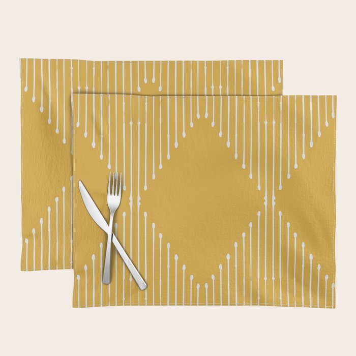 Geo (Yellow) Placemat Gallery Image 1