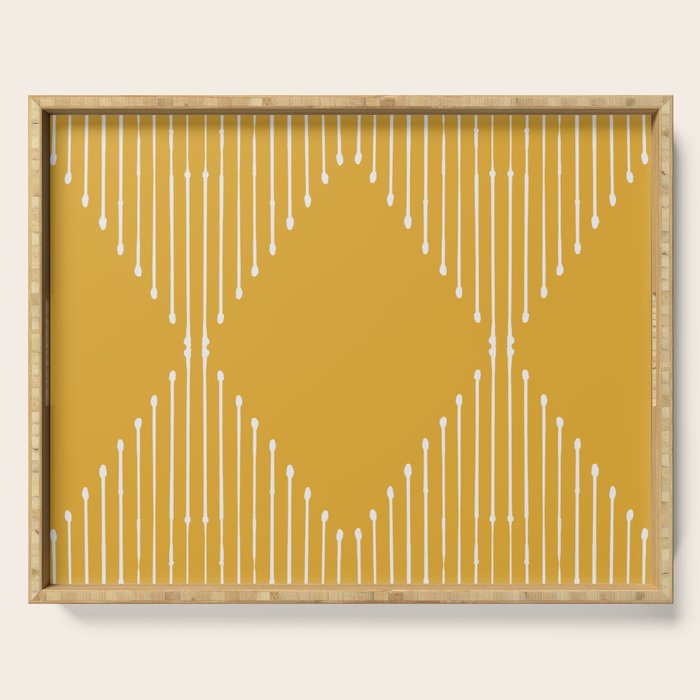 Geo (Yellow) Serving Tray Gallery Image 1
