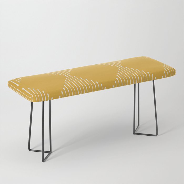 Geo (Yellow) Bench Gallery Image 1