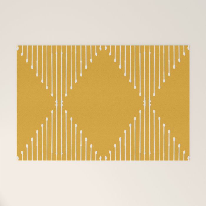 Geo (Yellow) Welcome Mat Gallery Image 1