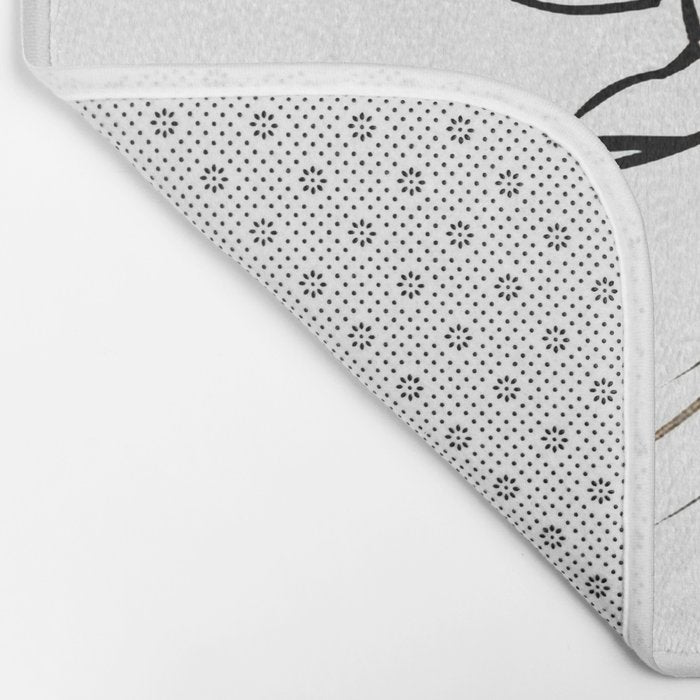 Sufi Meditation Whirling Dervish Bath Mat Gallery Image 2