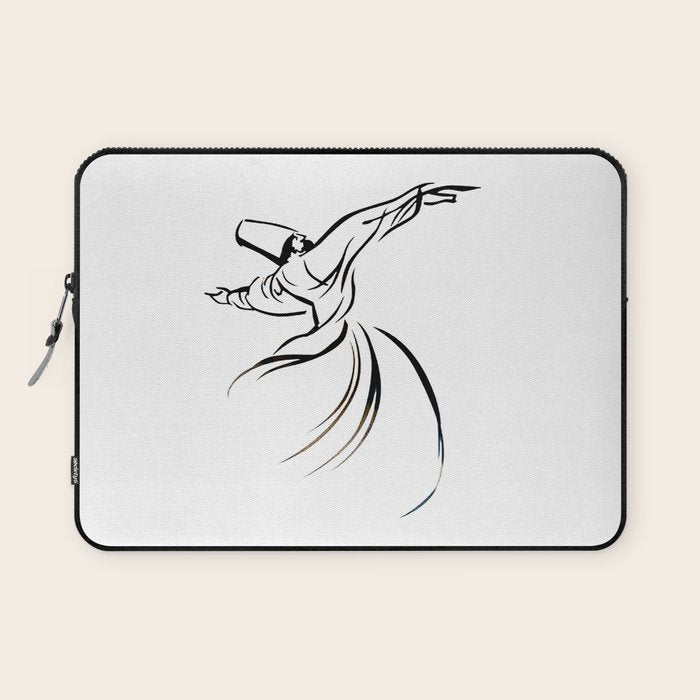 Sufi Meditation Whirling Dervish Laptop Sleeve Gallery Image 1