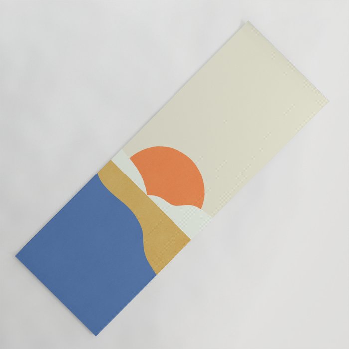 Sunset Island - Vibrant Colors Yoga Mat Gallery Image 1