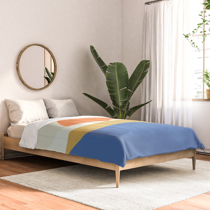Sunset Island - Vibrant Colors Comforter Gallery Image 2