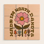 Made In North Dakota Wood Wall Art Gallery Image 1