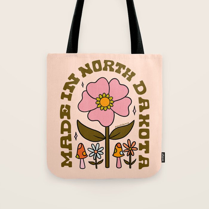 Made In North Dakota Tote Bag Gallery Image 1