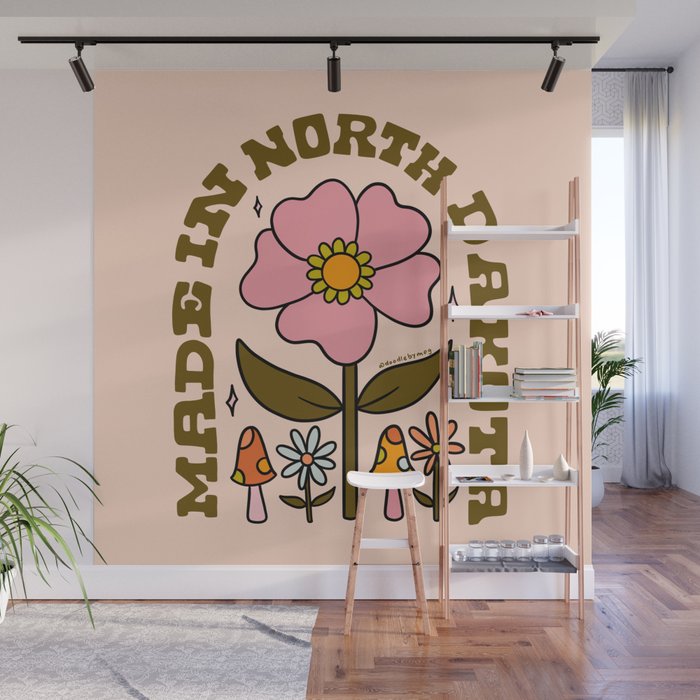 Made In North Dakota Wall Mural Gallery Image 1