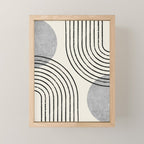 Sun Arch Double - Grey Mini Art Print Gallery Image 1