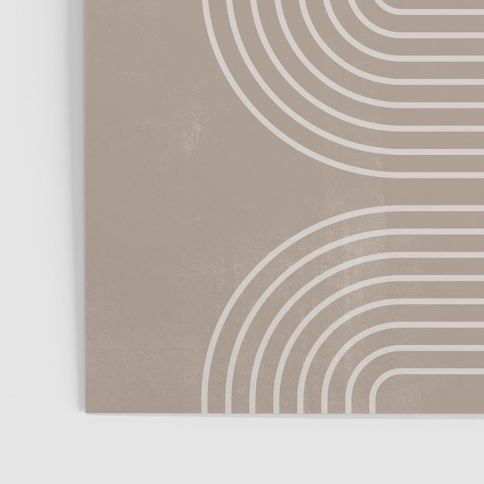 Neutral Lines Arch Minimalist Graphic Poster Gallery Image 3