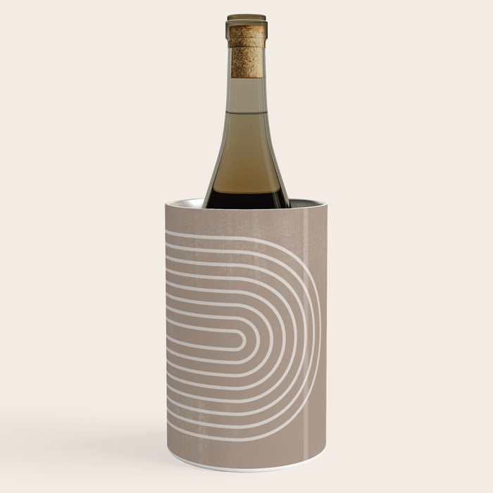 Neutral Lines Arch Minimalist Graphic Wine Chiller Gallery Image 3