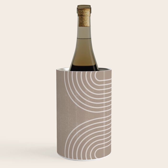 Neutral Lines Arch Minimalist Graphic Wine Chiller Gallery Image 2
