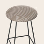 Neutral Lines Arch Minimalist Graphic Stool Gallery Image 2