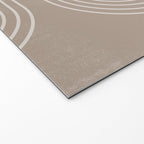 Neutral Lines Arch Minimalist Graphic Welcome Mat Gallery Image 2