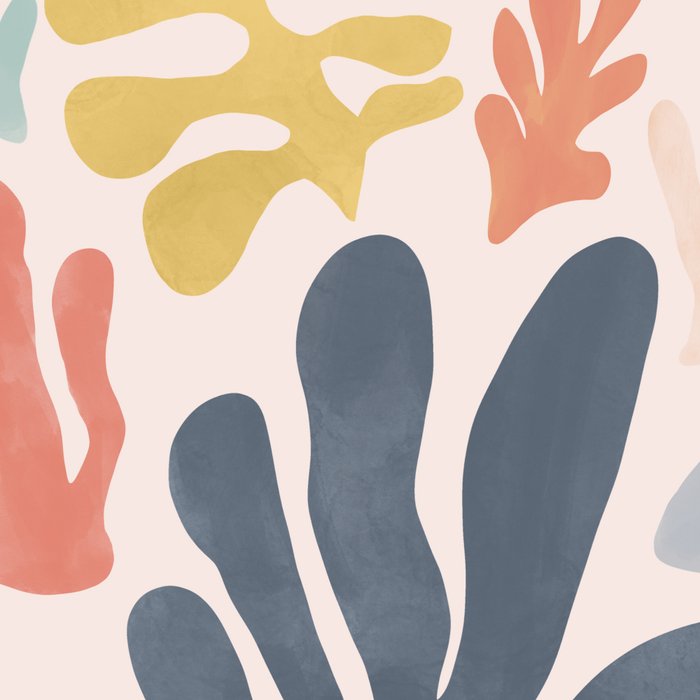 Matisse Cutouts Homage - Abstract Painting Coffee Mug Gallery Image 2