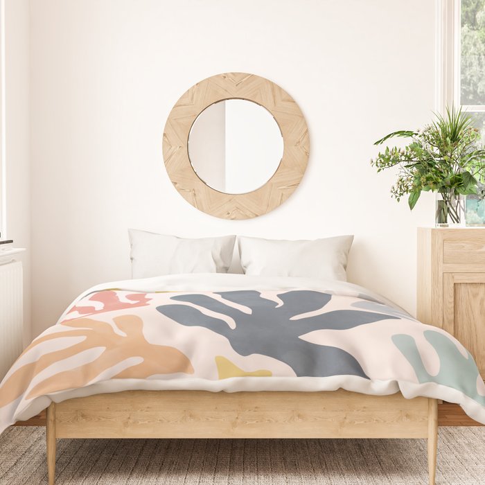 Matisse Cutouts Homage - Abstract Painting Duvet Cover Gallery Image 3